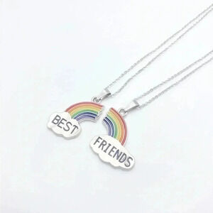 BEST friends jewelry, BFF jewelry set of 2 |Girl jewelry | Dainty Necklace